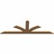 Ekena Millwork Richland Smooth Timber Gable Bracket, Western Red Cedar, 96"W x 32"H x 1 1/2"D x 5 1/2"F, 8/12 Pitch GBW096X32X0206RIC00SWR - alternate 5